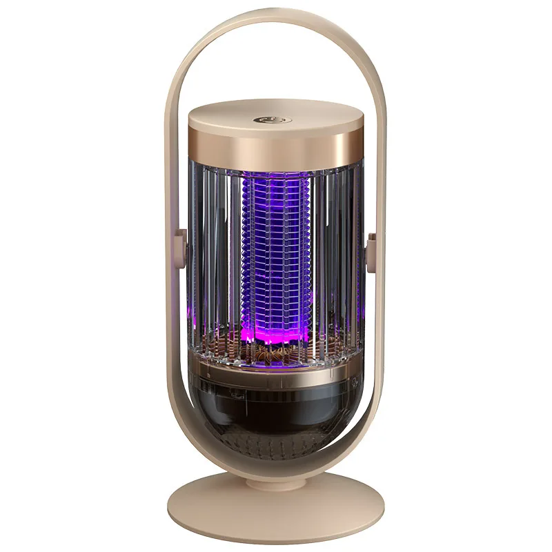 Mygglampe stille elektrisk støt type 2- i -1 mygglampe usb oppladbar insektavviser mygglamper: Rød & grønn & blå