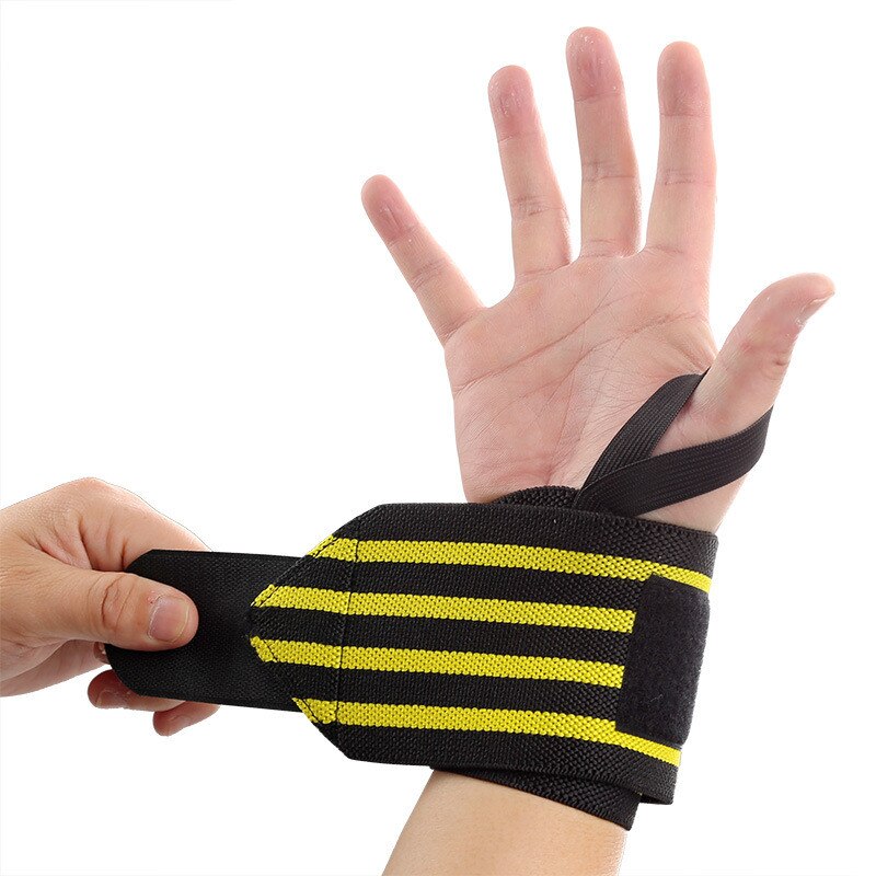 sports ElasticWrap bandage Wrist guard for badminton dumbbell booster belt wristband