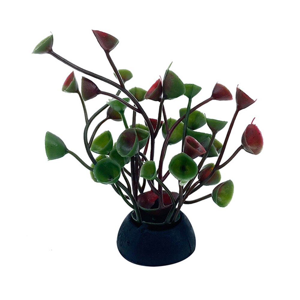 1pc simulering konstgjorda växter akvarium dekor vatten ogräs prydnad växt akvarium akvarium gräs 2.5 x 5cm dekoration #2: 8