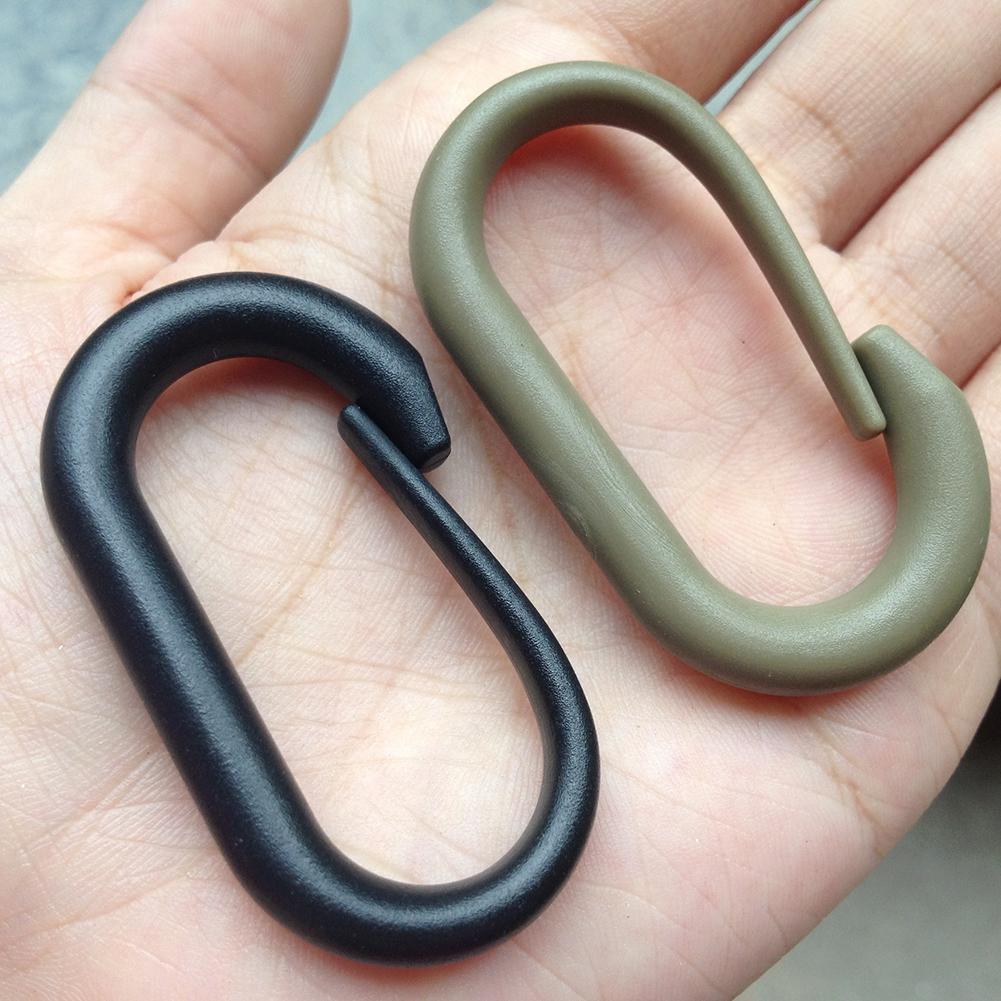 5Stck Universal- U bilden Rucksack Karabiner Clip Verschluss Hängen Schnalle draussen Sport Zubehör