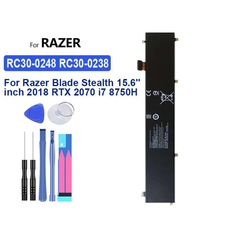 Batería para Razer Blade 15 Base Stealth 15,6 ' RTX 2070 i7 8750H 13 GTX 1650 Max-Q RZ09-03006 RZ09-0330x: Rose Gold