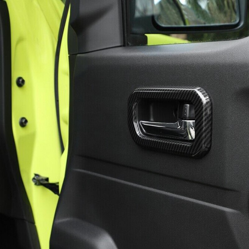 Carbon Fiber Auto Türgriff Abdeckungen Rahmen Grif Produktbild-Vorschau 8