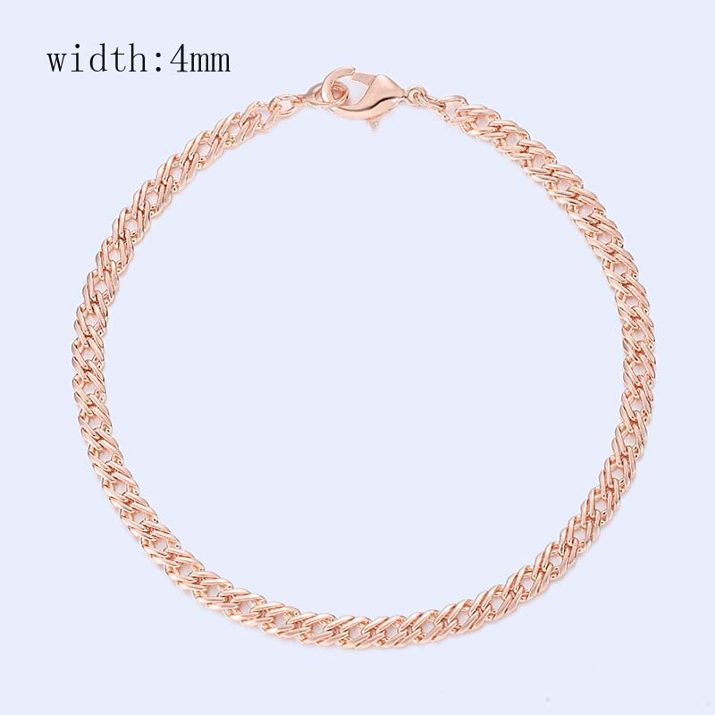 Cl -186 dames heren 585 gouden armbanden gesneden gehamerde kettingen ketting sieraden