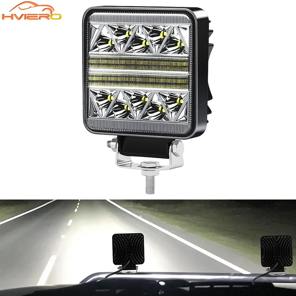 Auto LED Motor Grootlicht Mist Offroad Pickup ATV 4WD SUV Truck Lamping Werklamp Bar Exterieur Modificatie Universele IP67