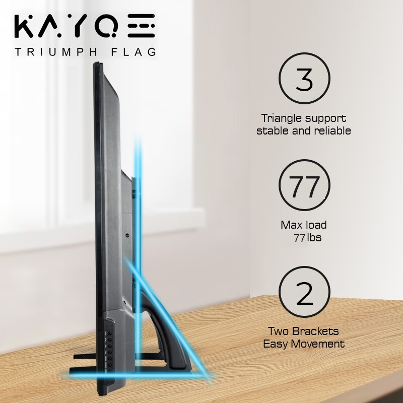 Universal TV Wall Mount Bracket for Most 14-42 Inch LED Plasma TV Mount Stands Up To VESA 400x200mm and 77 LBS Loading Capacity