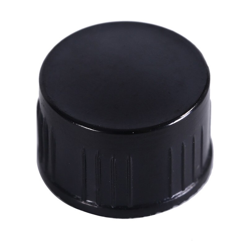 10ml Glass Bottle Plastic Black Screw Cap Graduated Round Glass Reagent Bottle Screw On Cover Graduation Sample Vials