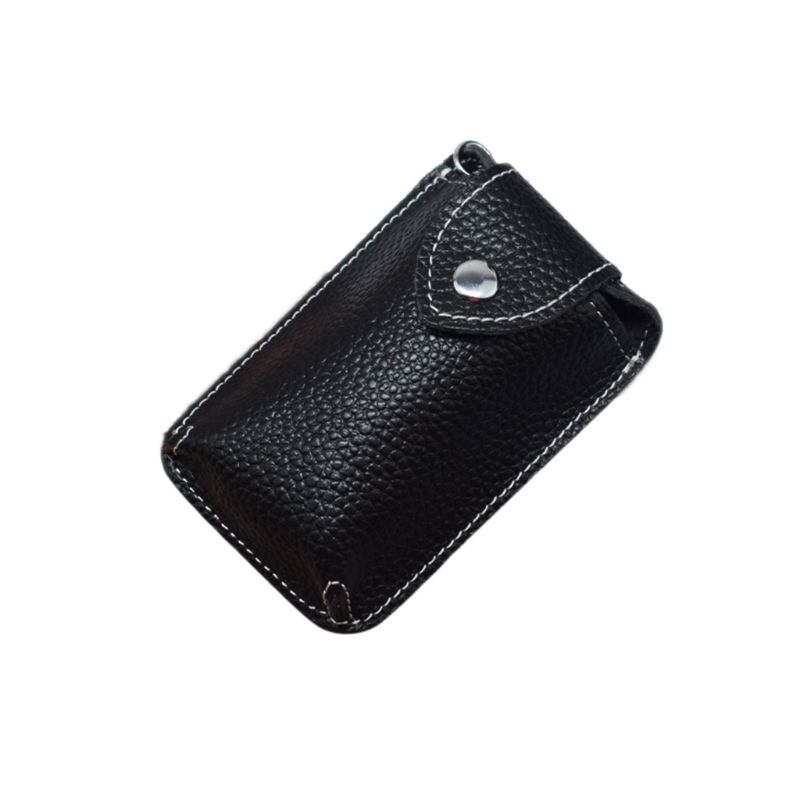 Women Men Leather Car Keychain Card Holder Wallet Case Key Organizer Bag keyring: BK1