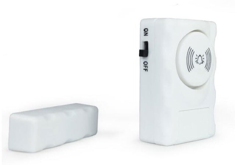 Dør vinduer trådløs magnetisk alarm home hotel anti-tyveri uafhængig døralarm  lr44 batteri
