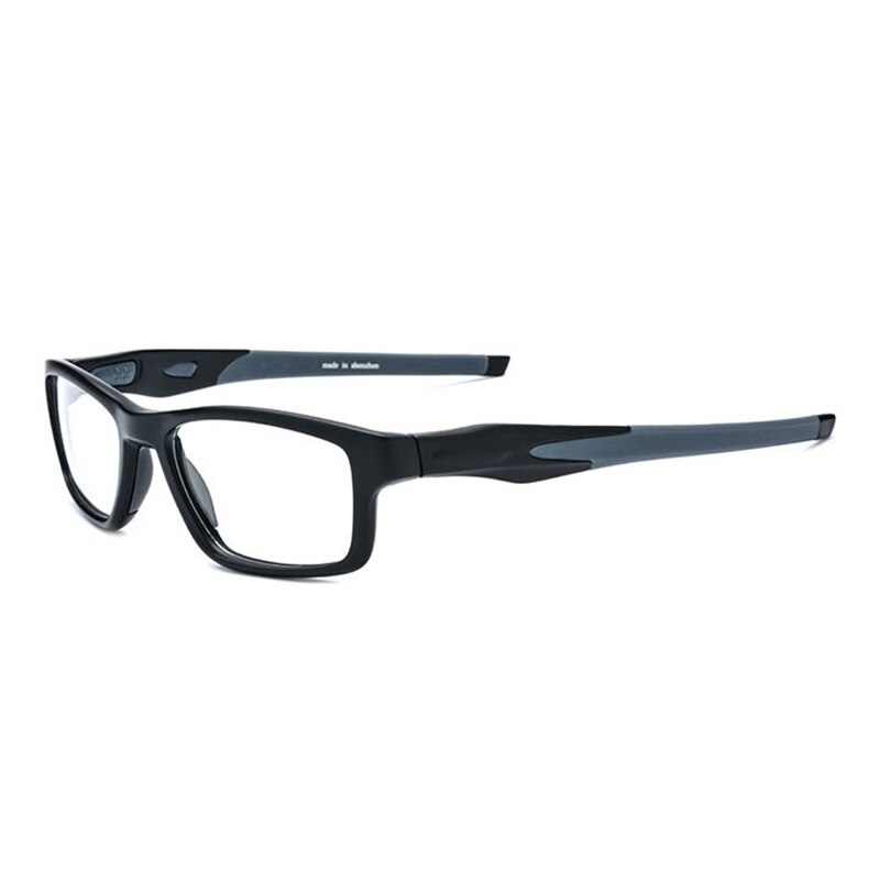 Evove sportbril heren dames brilmontuur herenbril voor bijziendheid autorijden buiten meekleurende lens  tr90 anti-skip: Zwartgrijs