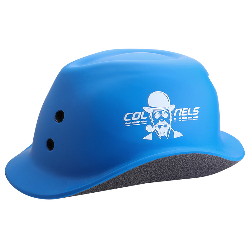 Cowboy Hjelm ZANEFUNSAFETY - Justerbar 53-63cm - Lett og Pustende - PC+EPS: Blå