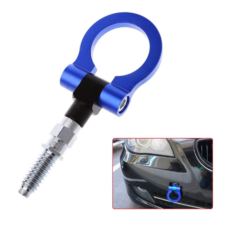 AUniversal Racing Towing Car Tow Hook Fit For BMW E46 E81 E30 E36 E90 E91 European Car Auto Trailer Ring Car Accessories