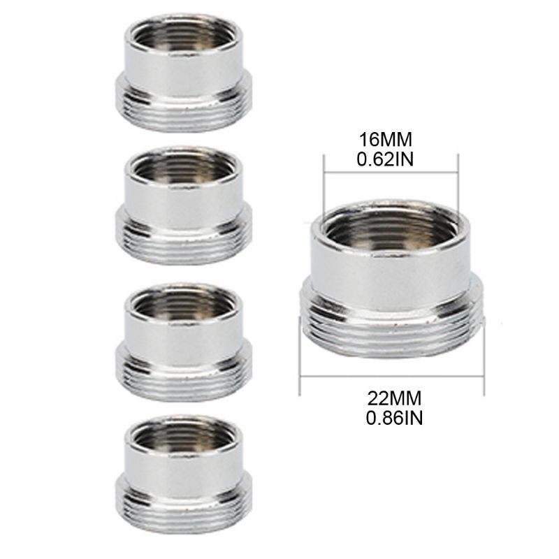5 Stks/set Waterzuiveraar Beluchter Connector Vervangingen Messing Kraan Adapter Keuken Badkamer Kraan Accessoires: 1