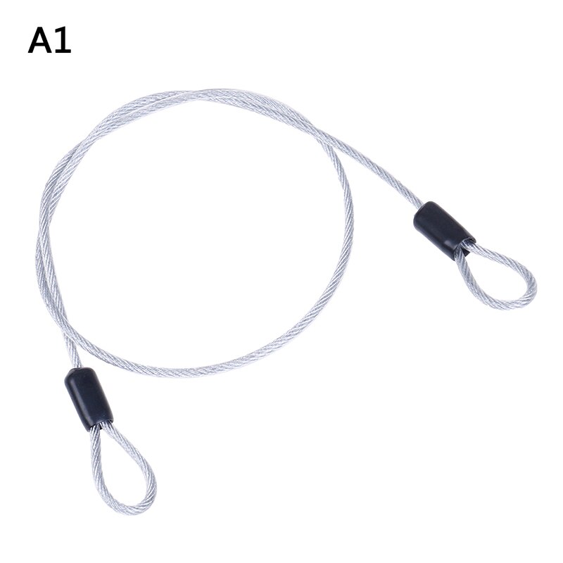 Safety Cable Steel Wire Rope 50cm For Outdoor Sports Bike Lock Bicycle Cycling Scooter Guard Security Luggage: A1
