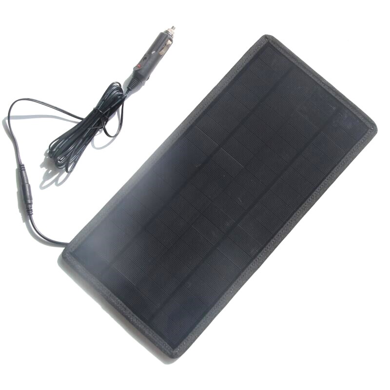 12V 18V 12W Solar Charger Solar Panel Battery Maintainer for Car Automobile Motorcycle Boat SDF-SHIP