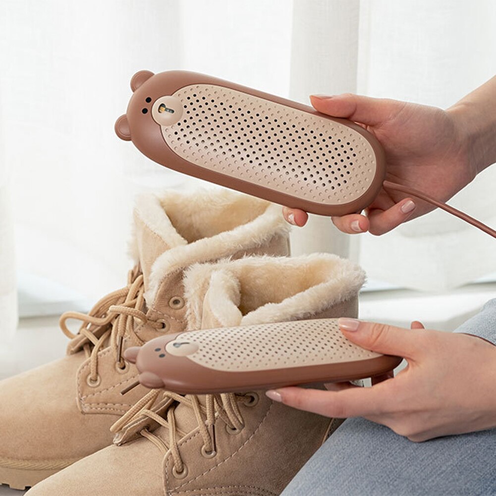 Chaussures sèches de dessin animé, chaussures d'automne et d'hiver, sèche-chaussures, désodorisation, stérilisation, chaussures chaudes, chaussures à séchage léger