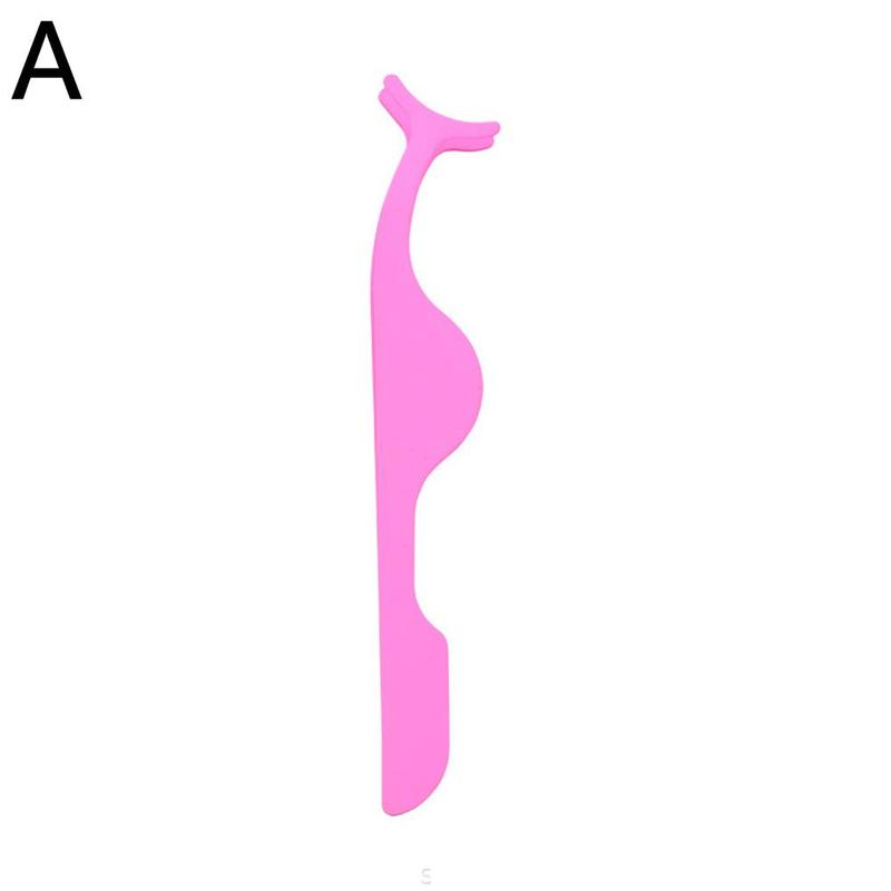 Pinzette per ciglia finte applicatore per ciglia finte estensione ciglia bigodino pinza ausiliaria pinza per trucco strumenti 1 pz