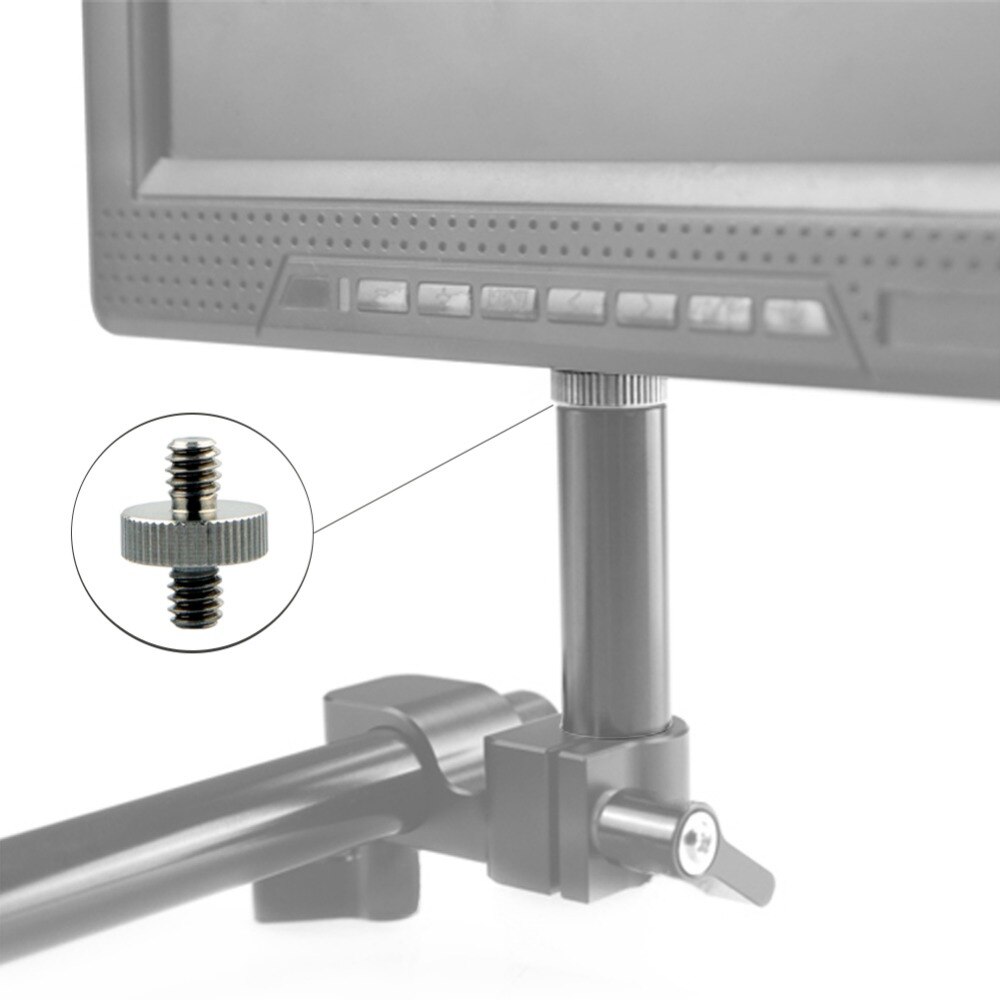 NICEYRIG 1/4 "tornillo de aparejo 1/4 a 1/4 pulgadas tornillo Placa de liberación rápida accesorios de cámara dslr EVF soporte del visor (paquete de 5)