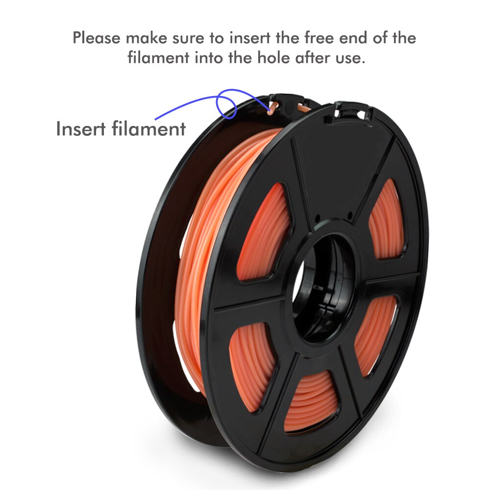 SUNLU 3D Printer PLA Filament Temperature Change Color 1KG Spool 1.75mm Dimensional Accuracy +/- 0.02mm Orange To Green Filament