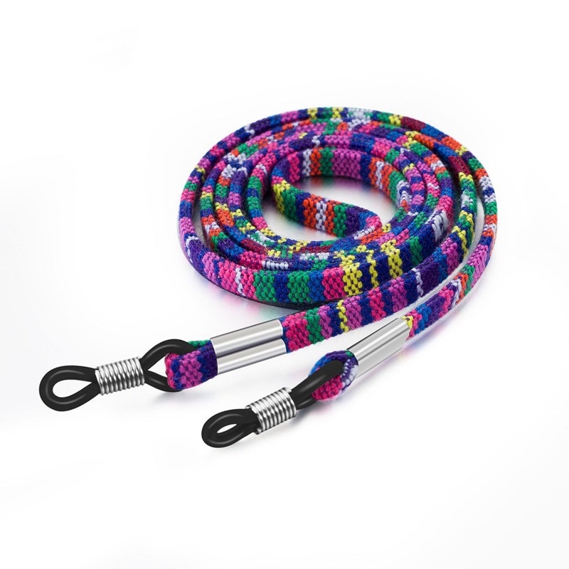 Praktische zonnebril nekkoord koord houder veelkleurige bril lanyard houder etnische touw brillenketting
