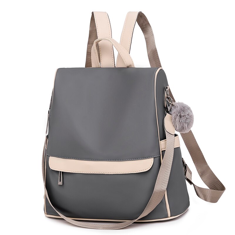 anti-theft women backpack female rucksack oxford fabric girls school backpack Korea style backpack mochila feminina: dark gray