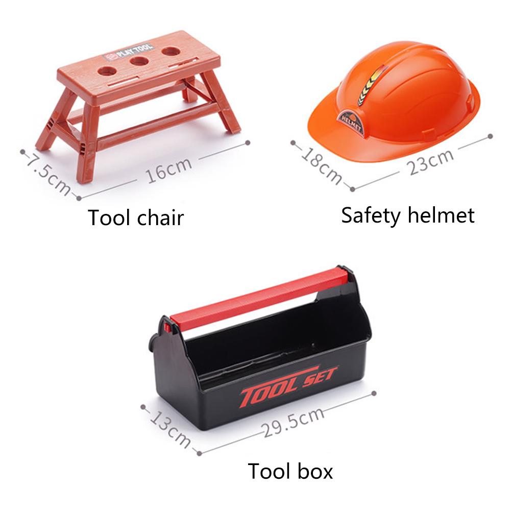43 Pcs/set Children's Repair Tools Toy Power Workbench Construction Tool Bench Set For Boys And Girls Children Pretending Toys