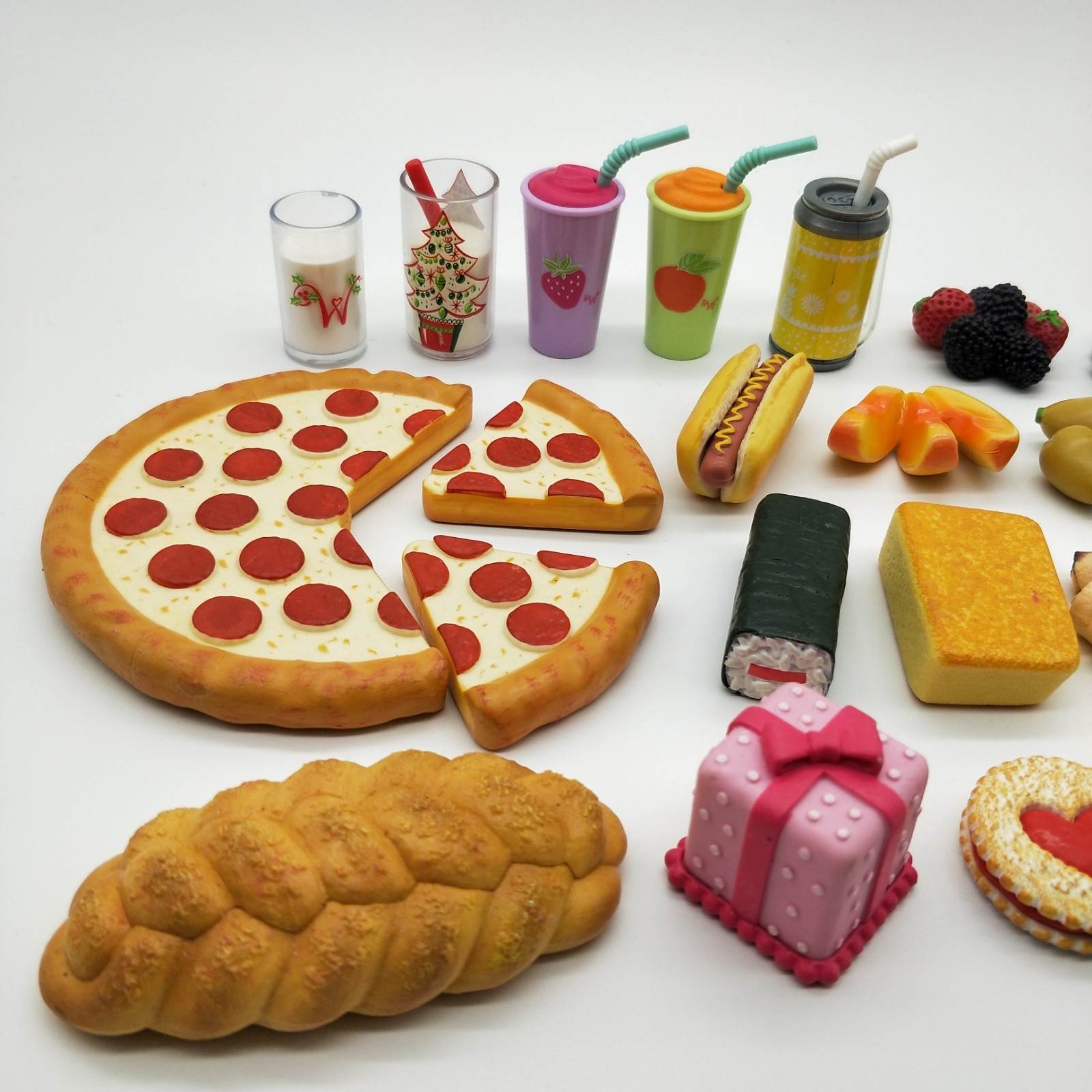 Children Pretend Simulation Food Toys Baby Play House Bread Pizza French Fries Kitchen Set Toys Fast Food Educational Toys