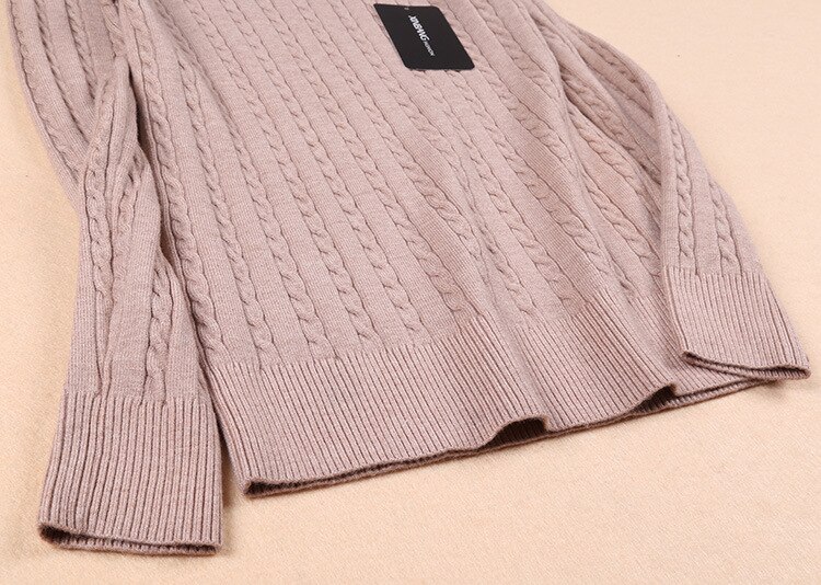 Twist Autumn Winter Thick Cashmere Knitted Sweaters for Woman Pull Femme Slim Turtleneck Long Sleeve Sueter Mujer Chandail