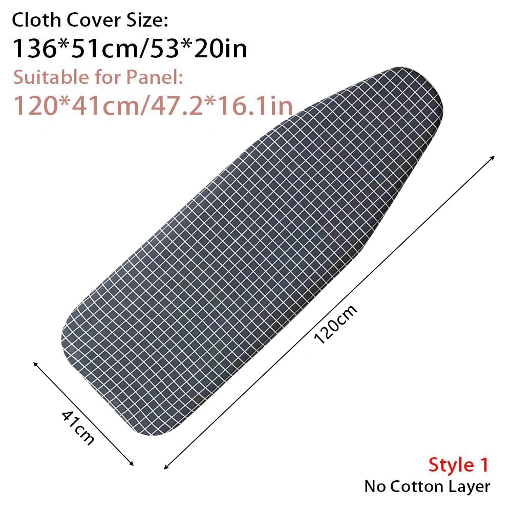 Ironing Board Cover Ironing Board Pad Replacement Heat Resistant Small Ironing Board Cover Durable Printed Padded: Dark Khaki