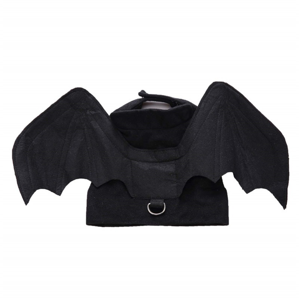 Halloween kjæledyr hund kostymer flaggermus vinger vampyr svart søt fancy kjole opp halloween kjæledyr hund katt valp kostyme