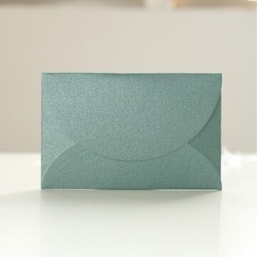 20 stk perle papir perle blanke mini papir konvolutter bryllup invitation konvolut, konvolutter 60mm x 90mm: Mørkegrøn 20 stk
