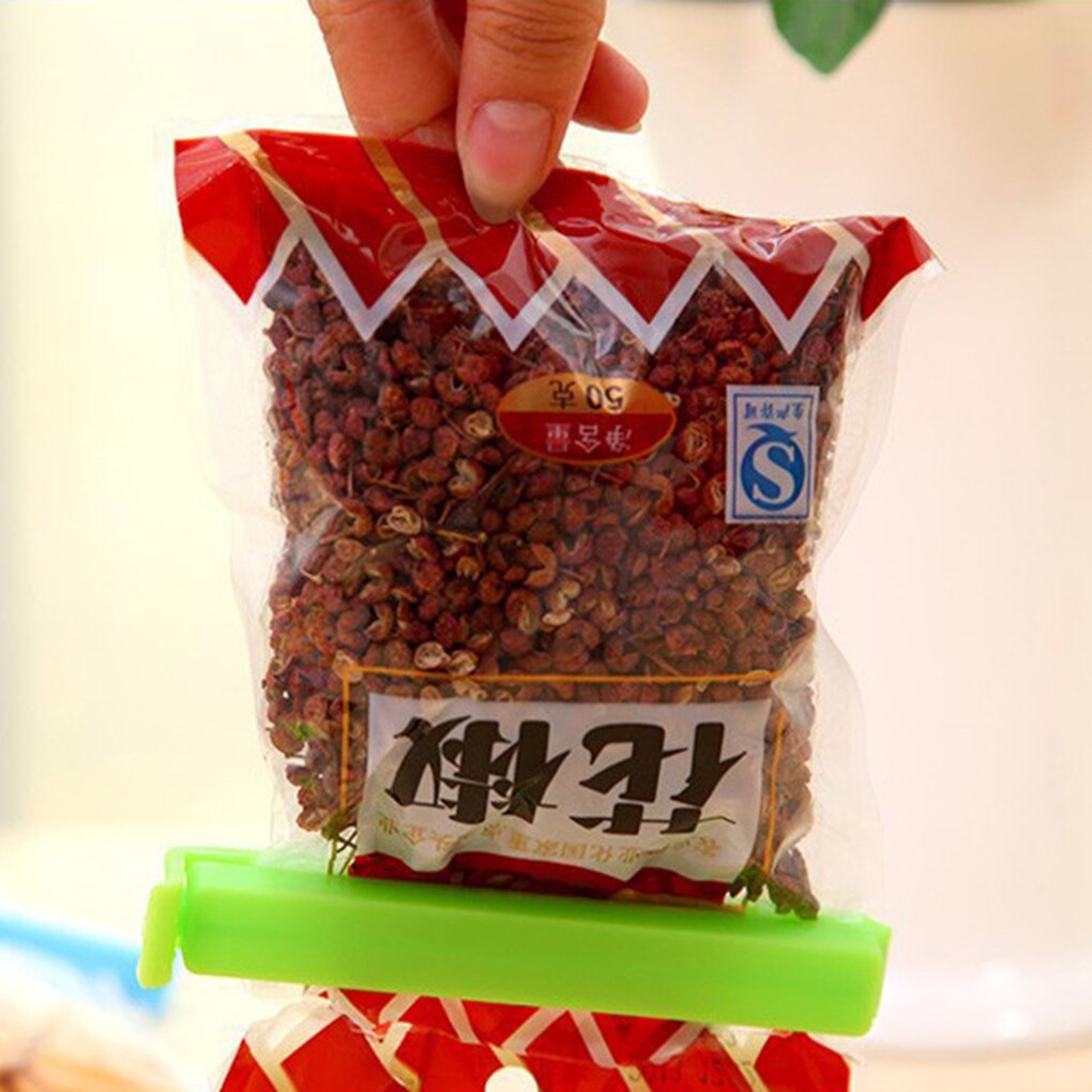 Fermeture des sacs à sceller pour le stockage d'aliments, 5 pièces/lot, pince à sceller pour sac alimentaire, outils de cuisine, aliments maison offre spéciale