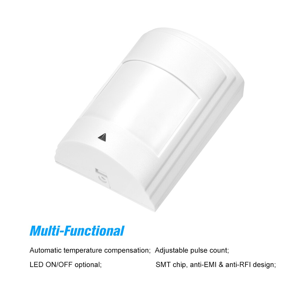 Wired PIR Motion Sensor Wide Angle Passive Infrared Detector For Home Burglar Security Alarm System