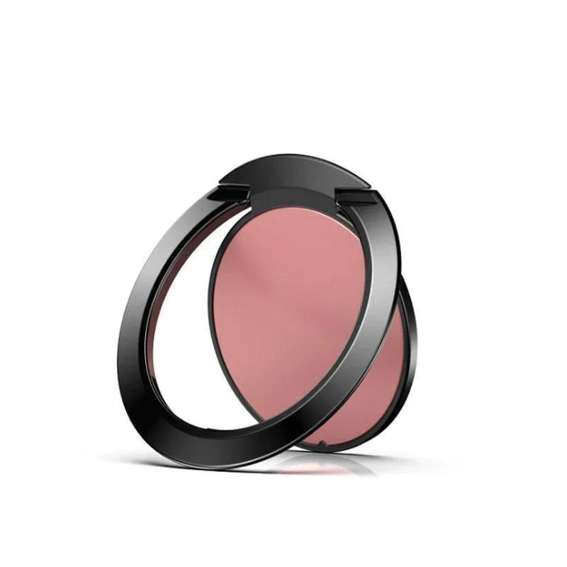 Ultradunne vingerringhouder Metaal Universele 360-rotatiestandaard voor telefoon: Roze