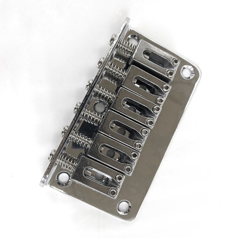 Fixed Bridge 6 Saddle Electric Guitar Top Loading Bridge with Ceramic Open Style 5 String JB Bass Pickup