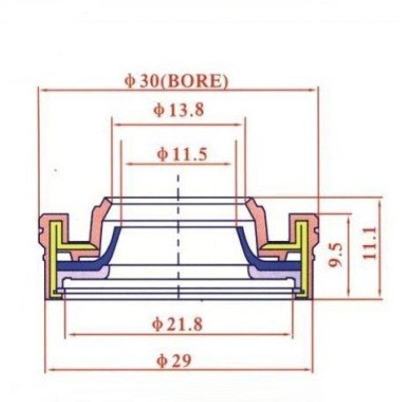 /car AC Compressor LIP TYPE Shaft Seal ring/ For DENSO TY12/TV14 R134a,Compressor CB30x14.3B