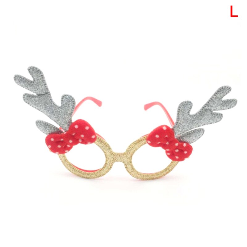 Christmas Photo Booth Prop Happy Year Christmas Photo Frame Props Wedding Christmas Party Decoration Decor Kids: L