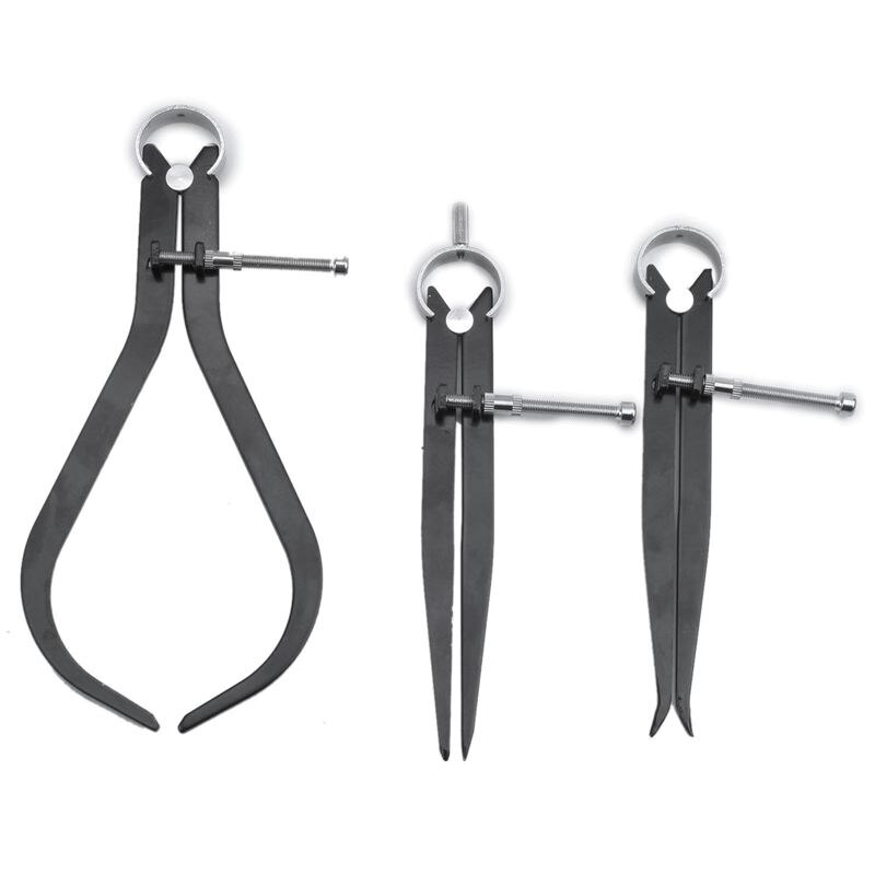 Spring Inside Outside Divider Caliper Set 9.8-inch Machinist Tools 3-pack: Default Title