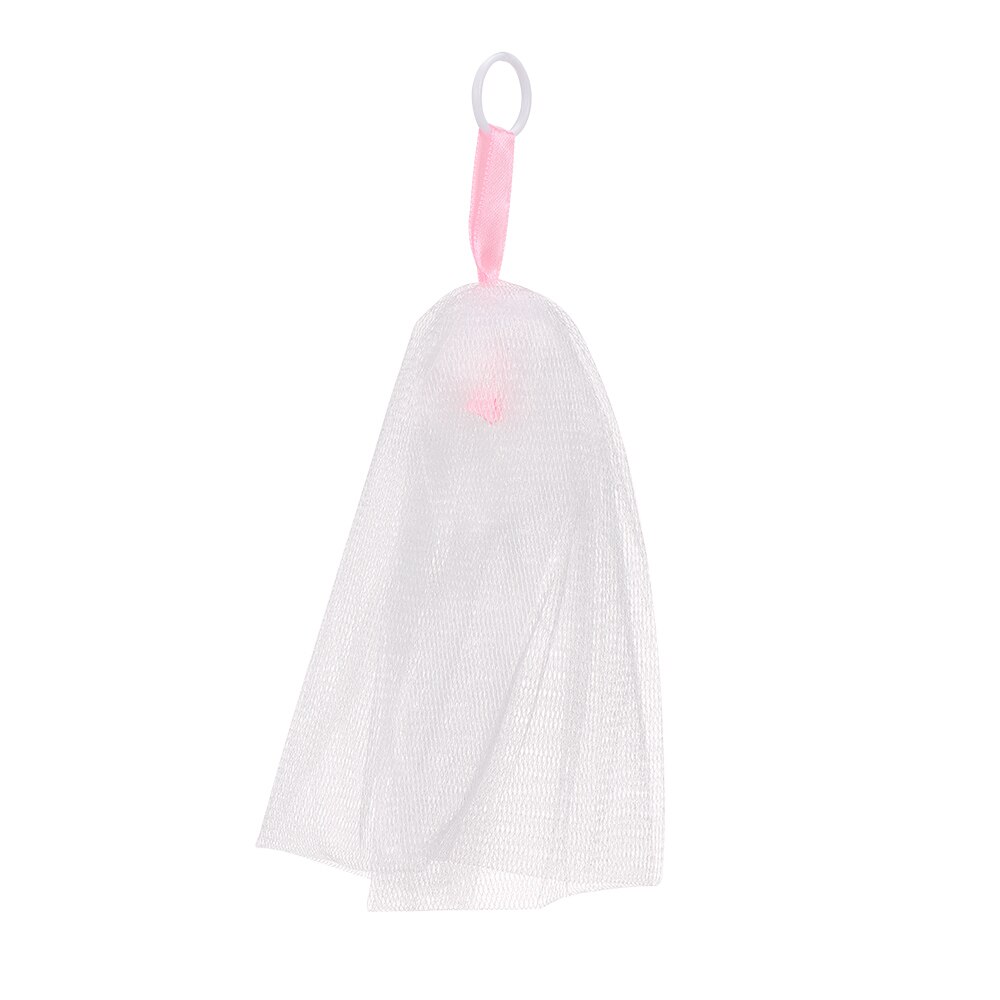 10Pcs Mesh Zeep Tassen Bubble Schuim Netto Schuimende Netto Voor Gezicht Wassen Exfoliating Mesh Zeep Pouch