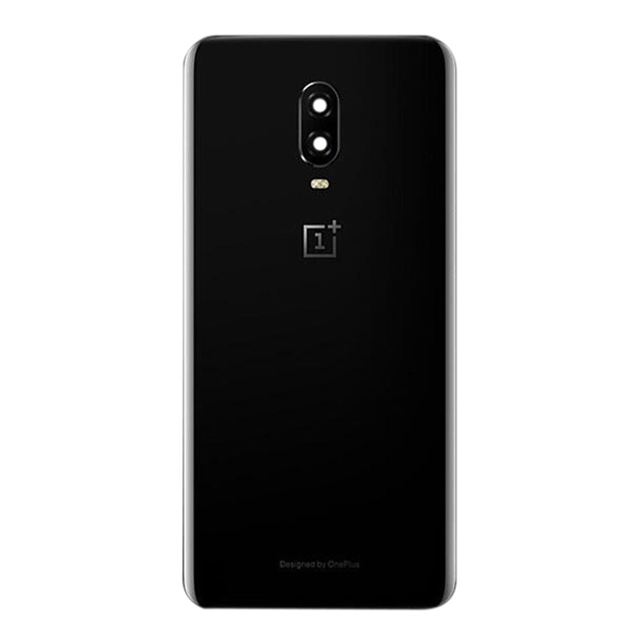 Original Back Glass Cover Oneplus 6 6T Battery Cover Door One PLUS 6 Housing Rear Panel Case Oneplus 6T Back Battery Cover: 6T-Bright Black