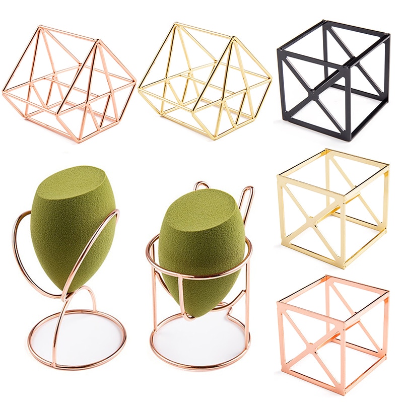 1pcs Makeup Sponge Gourd Powder Puff Rack Egg Powder Puff Bracket Box Dryer Organizer Beauty Shelf Holder Tools