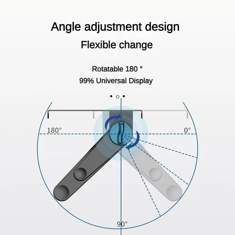 Foldable Computer Monitor Rack TV Set-Top Box Holder Shelf Monitor Screen Bracket Router Remote Stand Storage TV Top Rack Shelf