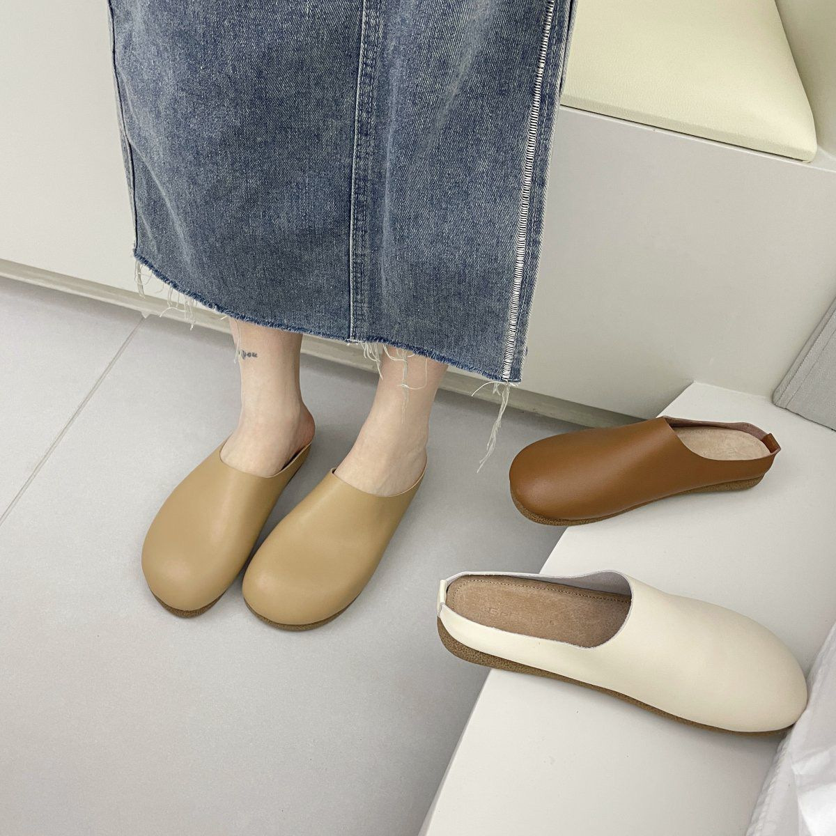 Crestar Pantofole piatte da donna nuove Moda Estate Scivoli da spiaggia antiscivolo Lady Scarpe basse comode con suola morbida Pantofole da casa per interni casual