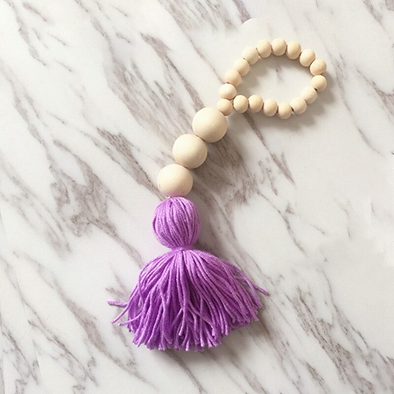INS Nordic Stil Holz Perle String Dekoration Kinder Zimmer Zelt Wand Hängen Ornamente Mädchen Baby Zelt Dekorative Anhänger: S5 Hanging Ornaments