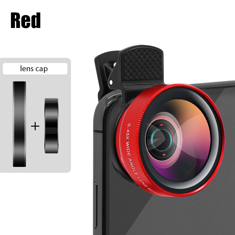 telescopio para celular lente macro para celular объектив ojo de pez xiaomi lente macro teleobjetivo para moviLente Macro para teléfono, ojo de pez, lupa para cámara de teléfono, lente de cámara de teléfono, ojo de pez: Red