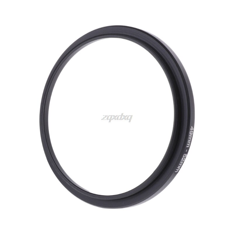 49mm-52mm 49mm To 52mm Step Up Rings Metal Lens Adapter Filter Ring 49-52 Black O05