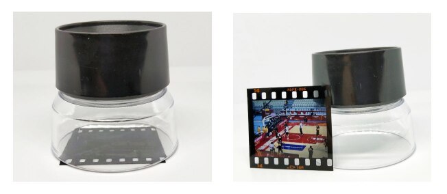 Cylindrical Acrylic Film Slide Collector Negative Film HD 10x Magnifying Glass Reverse Film Eyepiece Small Cylinder Magnifier