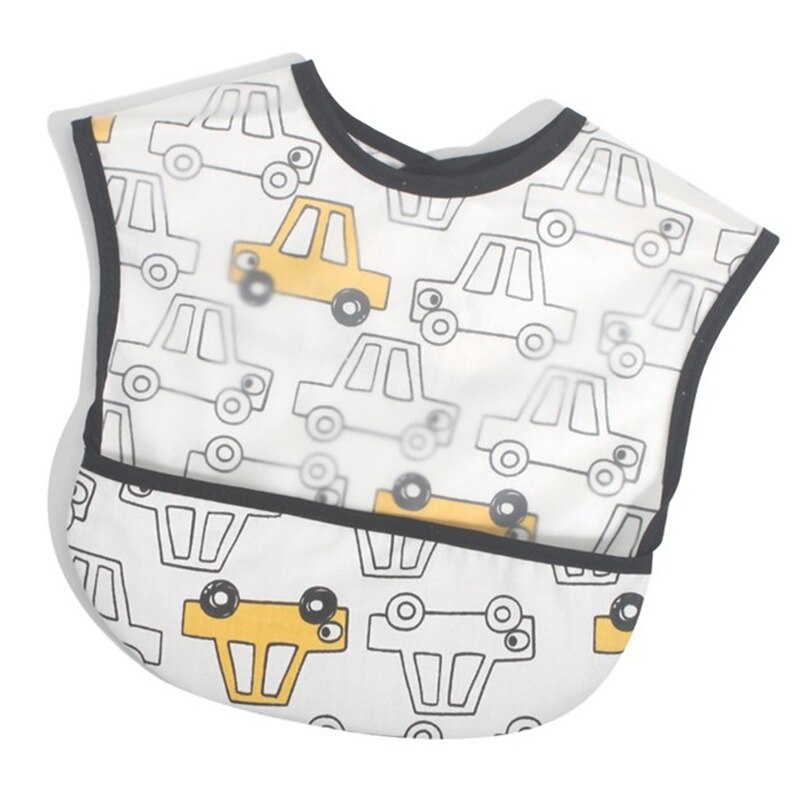 EVA Waterproof Baby Bibs Sleeveless Baby Boys Girls Bib Kids Fox Dinosaur Cactus Baby Feeding Bibs with Pocket Child Apron Smock: 10