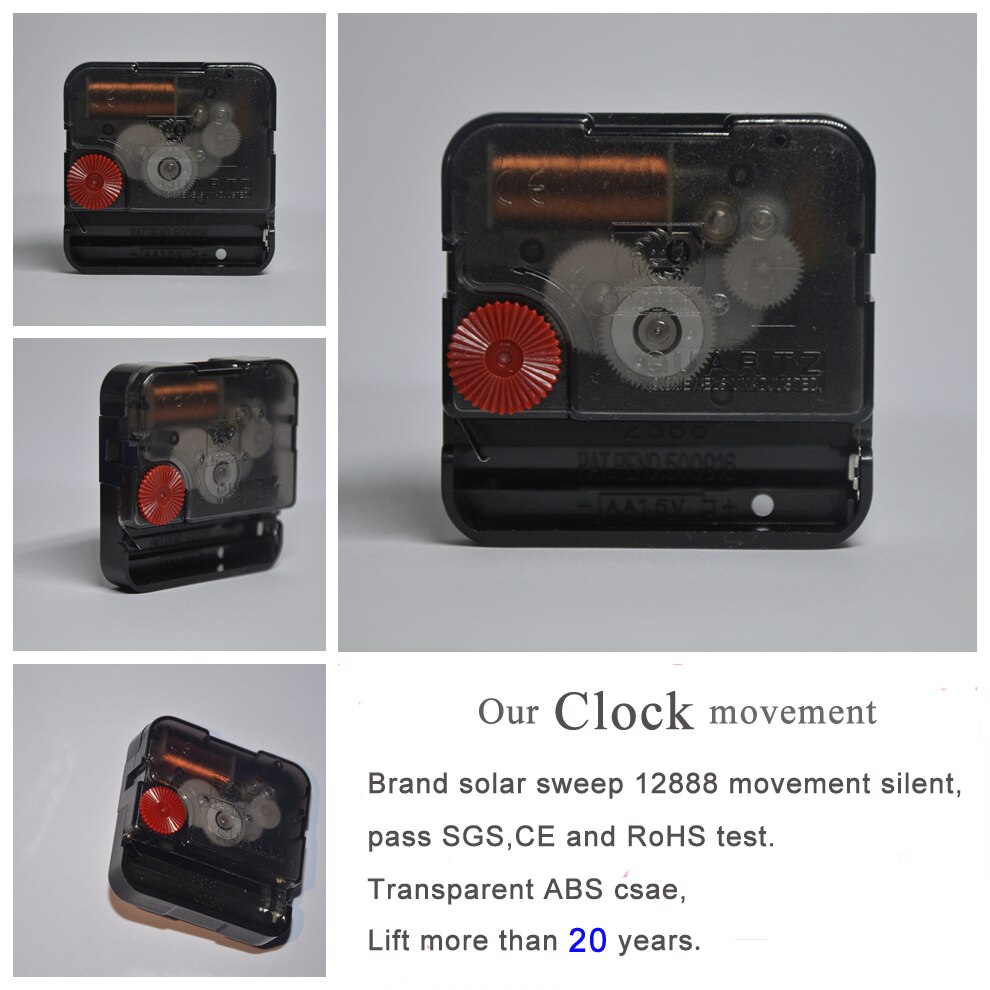 Airinou 3D Vortex Style Modern Glass And Metal Wall Clock Library Science Museum Or Company