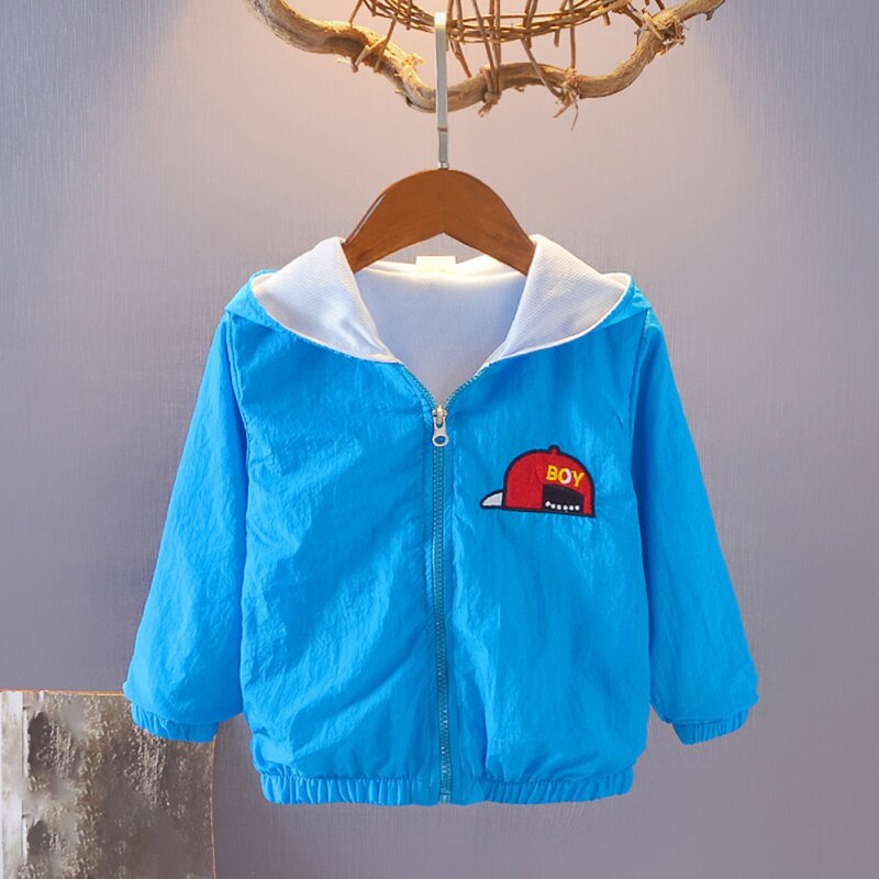 Toddler Hoodie Jackets Kids Printing Hooded Windbreak Outerwear Newborns Baby Infant Girls Boys Coat