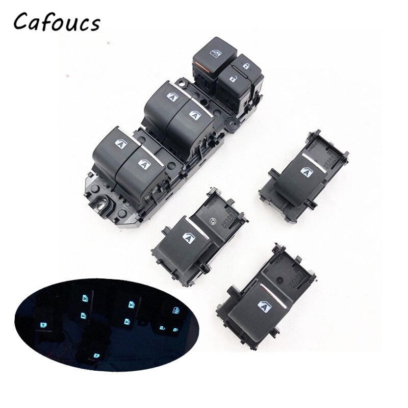 Lighted LED Electric Power Window Control Switch Button For Toyota RAV4 RAV 4 CHR Left Driving Backlight